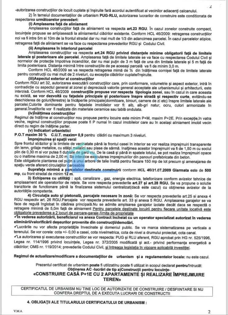 Teren intravilan de vânzare în Giarmata