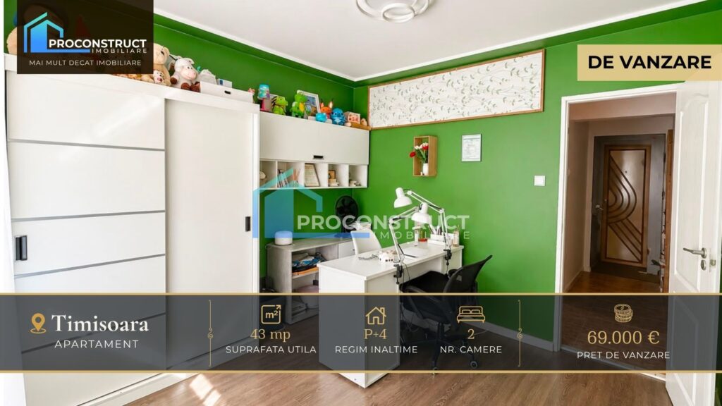 Apartament 3 camere de vânzare în Iosefin